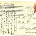 Kukkaistyttö -vanha Carte Postale - pikkukuva 2