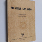 Walter Appelqvist : Musiikkisanasto - pikkukuva 1