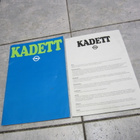 VANHA HIENO AUTOESITE 80 LUKUA OPEL KADETT ( SUOMENKIELINEN - pikkukuva 1