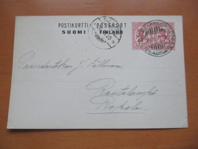 1920 Hki ehiö os senaattorinnalle Rautalampi