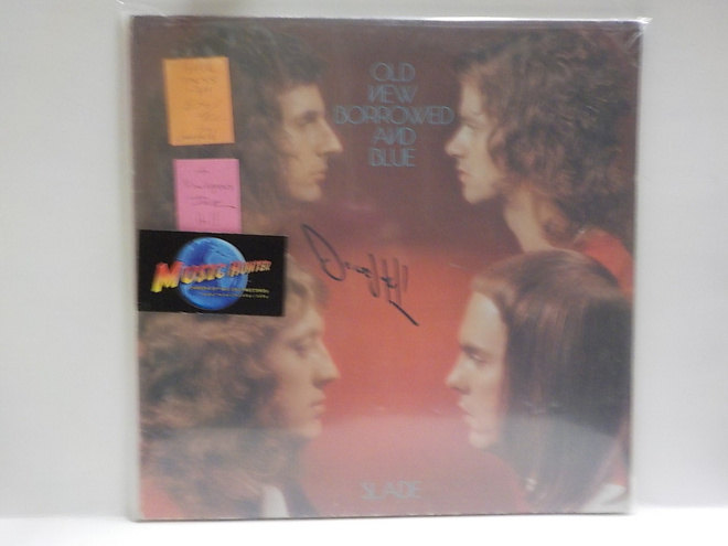 SLADE - OLD NEW BORROWED AND BLUE EX+/EX- LP DAVE NIMMARI!!