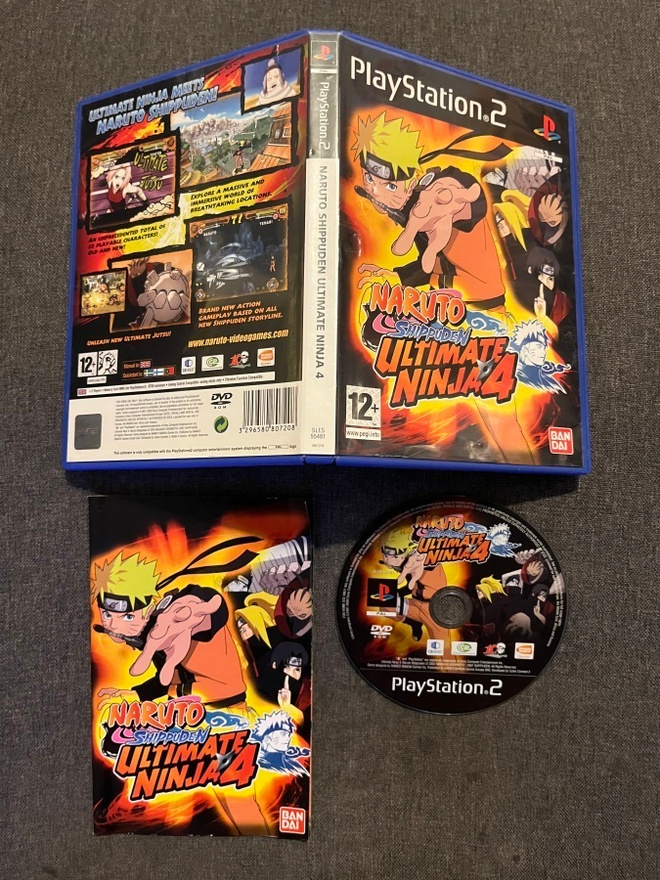 Naruto Shippuden Ultimate Ninja 4 PS2 (Suomijulkaisu)