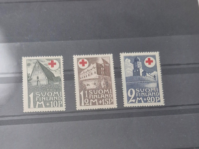 1931 PUNAINEN RISTI SARJA **, LAPE 164-166