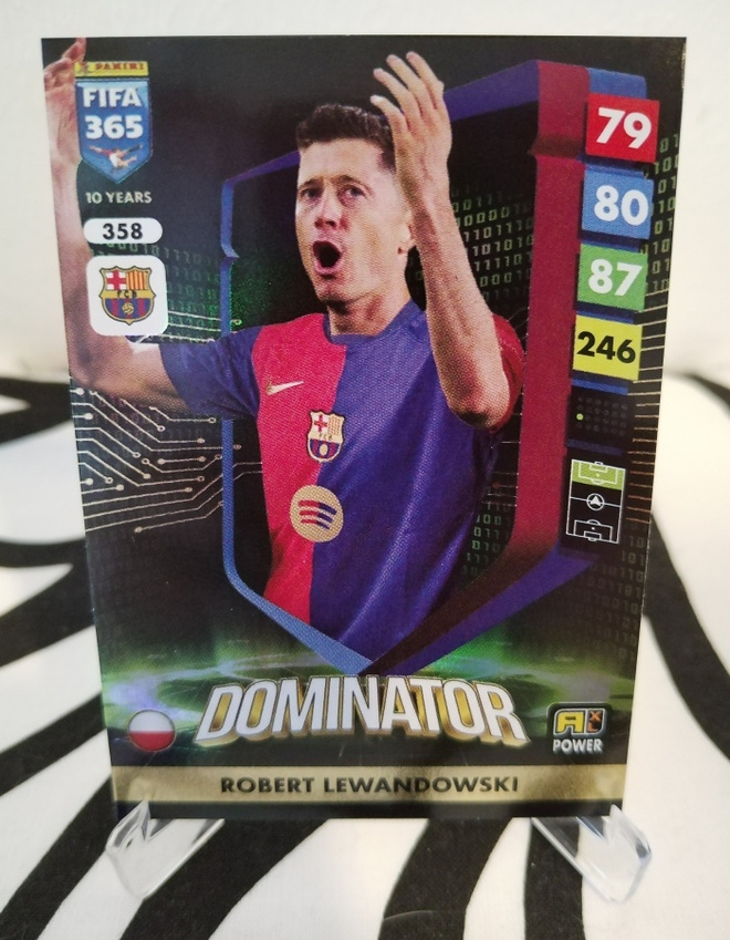 2024-25 Panini FIFA 365 Dominator Lewandowski #358