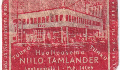 Turku, Huoltoasema Niilo Tamlander  s2