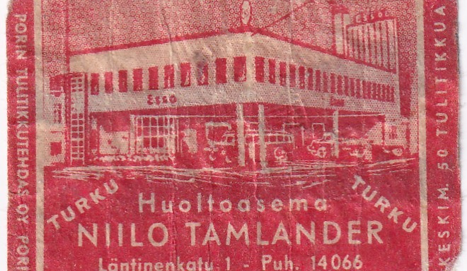 Turku, Huoltoasema Niilo Tamlander  s2