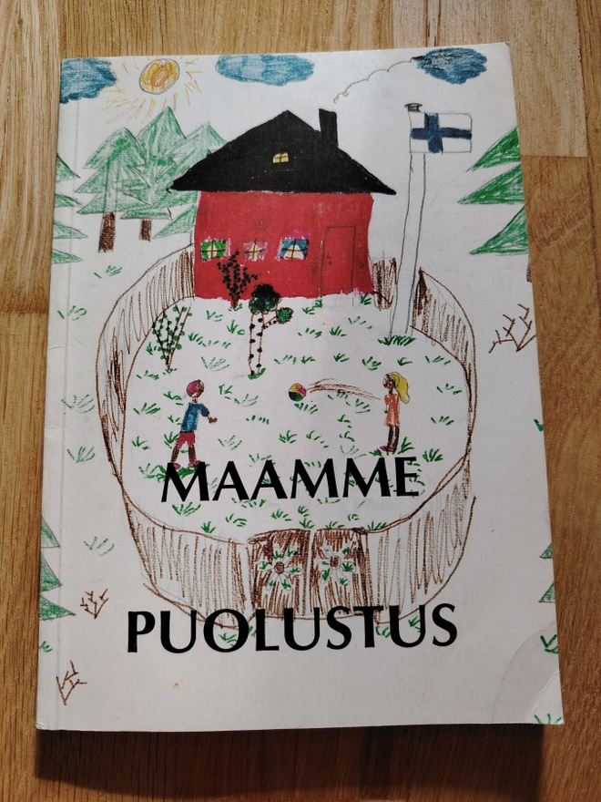 MAAMME PUOLUSTUS - kirja + saatekirje.