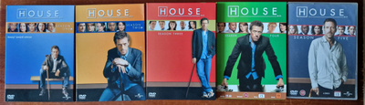 HOUSE kaudet 1-5 - DVD boxit