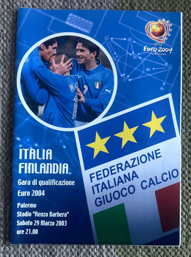 ITALIA v FINLANDIA EURO 2004 QUALIFICATION 29.3.2003