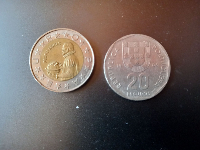 PORTUGALI 100E 1990 & 20E 1986