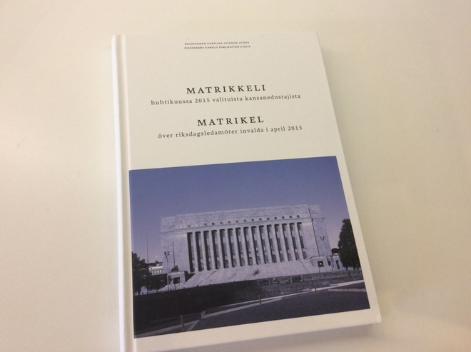 Matrikkeli vuoden 2015 kansanedustajista UUSI