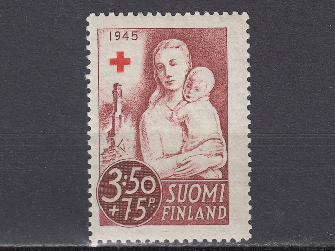 1945 Lape 293 Punainen Risti - Äiti ja lapsi *