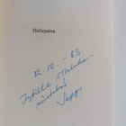 Seppo Järvinen : Hellepäivä (signeerattu, tekijän omiste) - pikkukuva 3