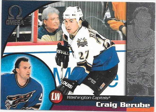 1998-99 Pacific Omega #244 Craig Berube Washington Caps Goon