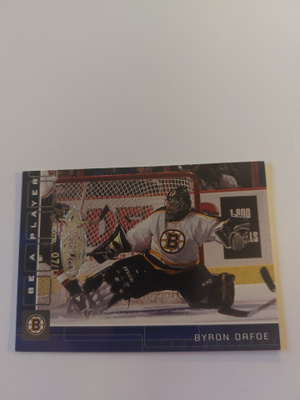 2001-02 BAP Memorabilia Sapphire #47 Byron Dafoe Expo /10