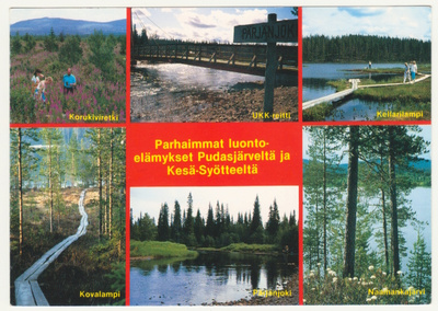 Pudasjärvi retkeilykohteita Syöte 1990