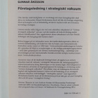 Gunnar Åkesson ym. : Företagsledning i strategiskt vakuum... - pikkukuva 2
