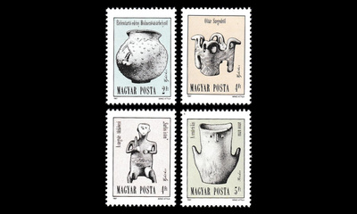 Unkari 3891-4 ** Arkeologiset löydöt (1987)