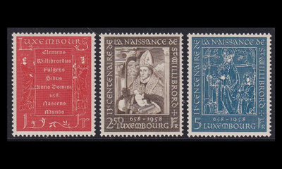 Luxemburg 583-5 ** Pyhän Willibrordin syntymäst 1300v (195
