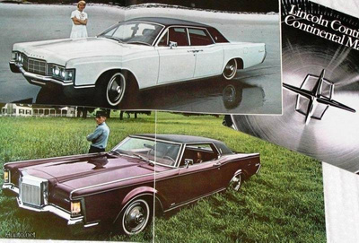 1969 Lincoln Continental / Mark III esite - KUIN UUSI