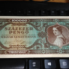 Hungary Unkari 100000 1945 P121 XF - pikkukuva 1