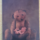 Anne Geddes: vauva nallen sylissä, uusi kortti - pikkukuva 1