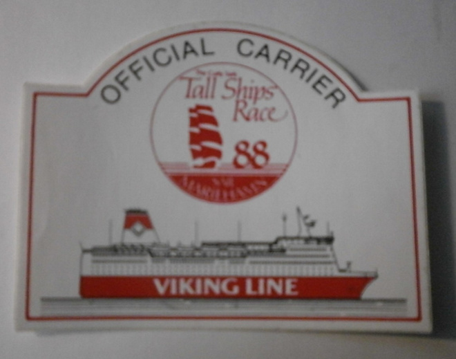 Viking Line, Official Carrier - Tall Ships Race 88 -tarra