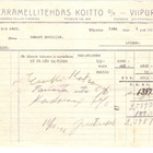 Viipuri, Karamellitehdas Koitto, 3 laskua, 1920 lukua. - pikkukuva 1