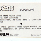 Purkkakuva Panda Pesäpallo n:o 90 PENTTI HAND - pikkukuva 2