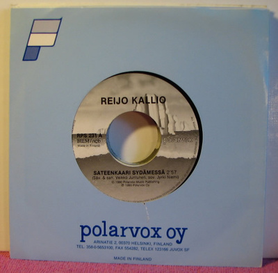 Single: Kallio, Reijo - Sateenkaari sydämessä / Ystäväin