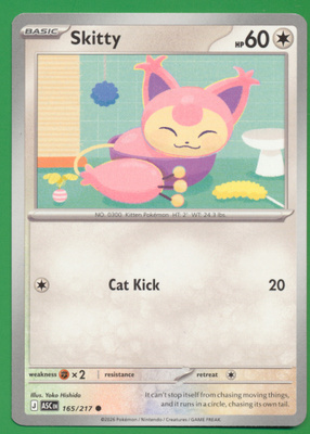 Pokémon Skitty (ASC 165)