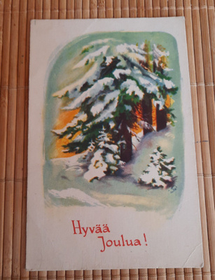 G, talvimaisema , nyrkkiposti