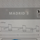 Seinävalaisin Madrid 3, 3lmp (chrome, bath, MarkSlöjd, uusi) - pikkukuva 2
