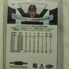 2019-20 O-Pee-Chee Platinum Rainbow Black & White Landeskog - pikkukuva 2