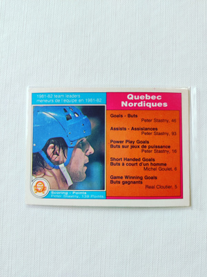 82-83 Opc - Peter Stastny