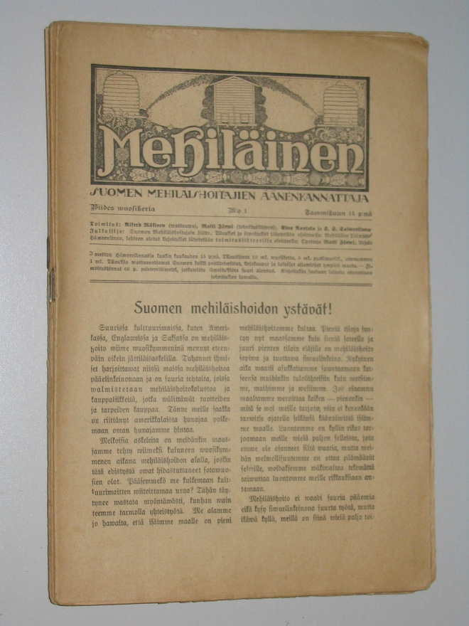 Mehiläinen -lehden vuosikerta 1920 (12 numeroa)