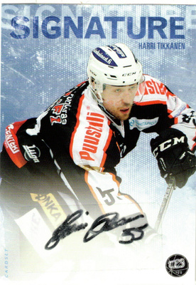2016-17 Cardset HARRI TIKKANEN TPS Signature nimmari