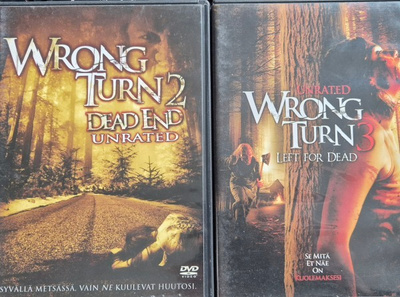 Wrong Turn 2 (2007) & Wrong Turn 3 (2010) -DVD