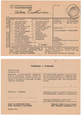 1953 TIEDOKSIANTO - KÄRPPÄLÄ