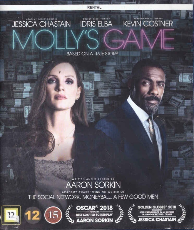 Molly's Game (Jessica Chastain, Idris Elba, Kevin Costner)