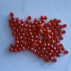 3mm pyöreä punainen helmi - pikkukuva 2