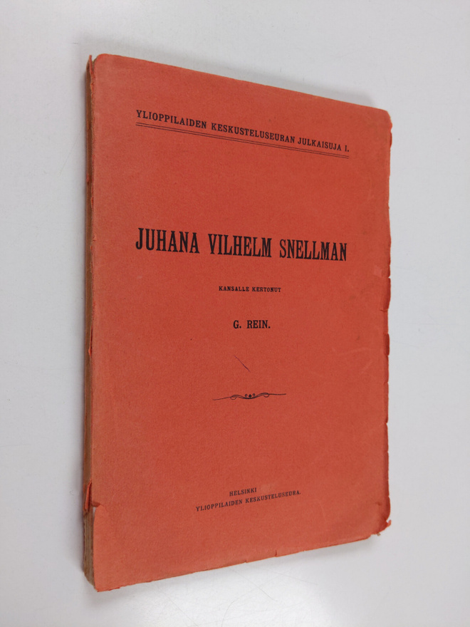 Gabriel Rein : Juhana Vilhelm Snellman