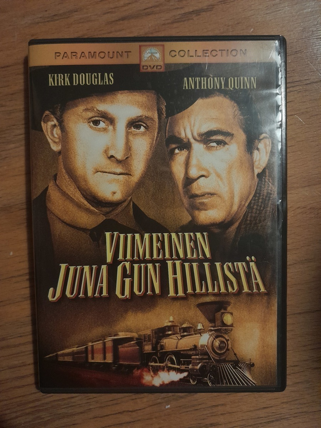 Viimeinen juna gun hillsistä dvd,kirk douglas