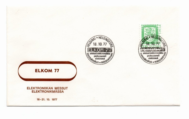 Helsinki: Elkom 77 (erikoisleima 18.10.1977)