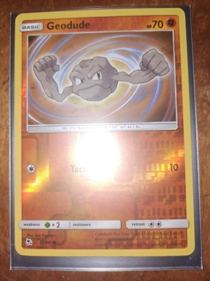 Geodude 33/68 Reverse Holo common card