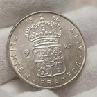 Hopea Ruotsi 2 kruunua - 1966 - pikkukuva 2