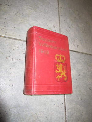 Suomen valtiokalenteri vuodelle 1918