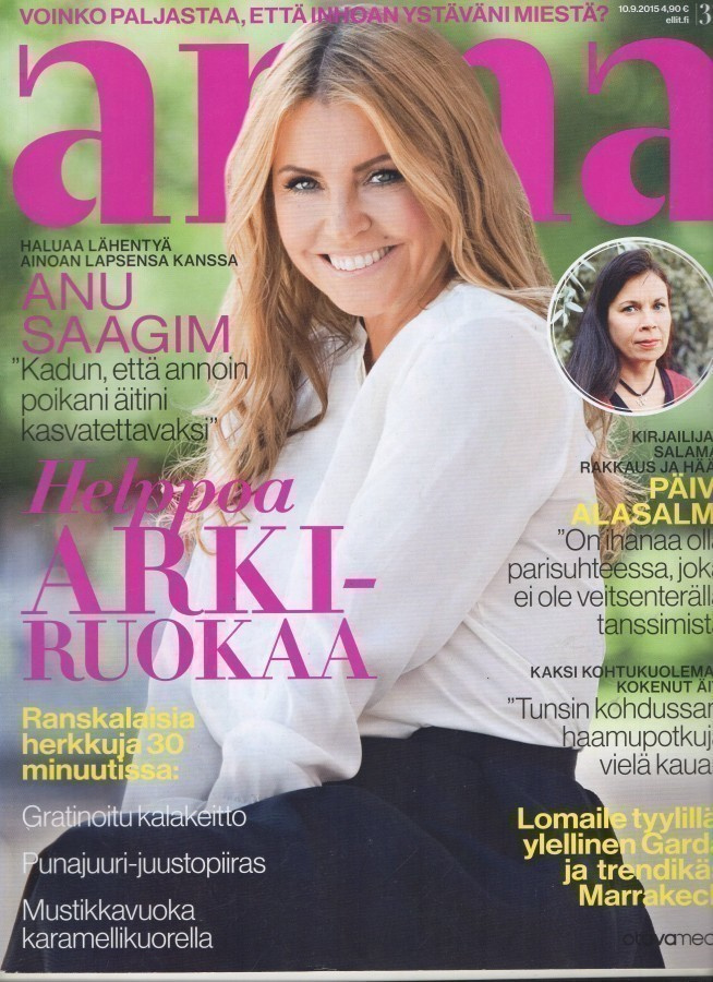 Anna n:o 37 2015 Anu Saagim. Päivi. Roope. Tami. Jenny.