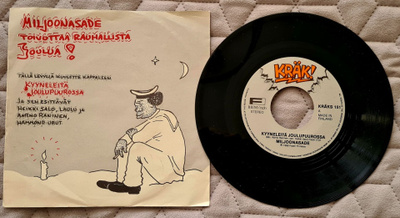 Miljoonasade – Kyyneleitä joulupuurossa - 7” single 1989