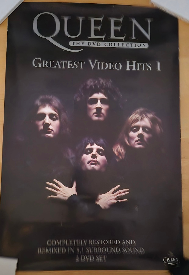 Queen – Greatest Hits 2-puolinen promojuliste